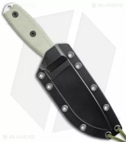 ESEE Knives ESEE-4 Fixed Blade Knife Gray Micarta (4.5" Stonewash S35VN) -Avokelavavat Sales Store ESEE Knives ESEE 4 Gray Micarta SW ESEE 4P35V BHQ 118459 jr sheath