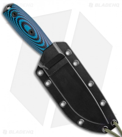 ESEE Knives ESEE 4 Fixed Blade Knife Blue/Black 3D G-10 (4.5" Black) 5 ESEE Knives ESEE 4 Fixed Blade Knife Blue/Black 3D G-10 (4.5" Black) - Image 3