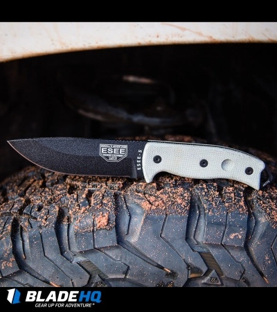 ESEE Knives ESEE-5P Knife (5.25" Black) 7 ESEE Knives ESEE-5P Knife (5.25" Black) - Image 5