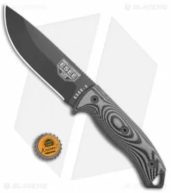 ESEE Knives ESEE-5PB-002 Fixed Blade Knife Gray/Black 3D G-10 (5.25" Black) -Avokelavavat Sales Store ESEE Knives ESEE 5PB 002 Gray Black 3D G 10 Black BHQ 105812 jr bottlecap