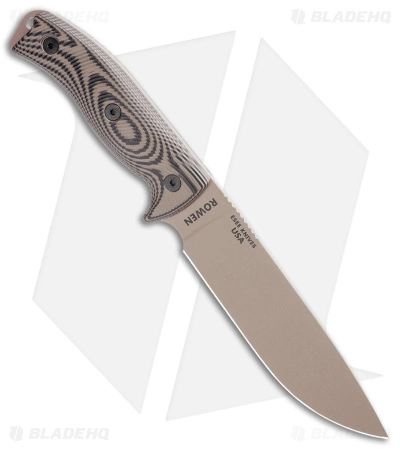 ESEE Knives ESEE-6PDT-005 Fixed Blade Knife Coyote/Black 3D G-10 (6.5" Tan) 4 ESEE Knives ESEE-6PDT-005 Fixed Blade Knife Coyote/Black 3D G-10 (6.5" Tan) - Image 2