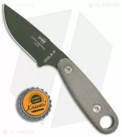 ESEE Knives Izula-II Neck Knife Micarta (2.88" OD Green) -Avokelavavat Sales Store ESEE Knives Izula II Neck Knife Micarta OD Green BHQ 10749 er bottlecap