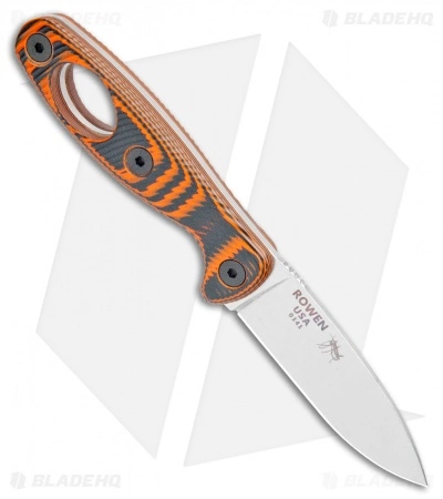 ESEE Knives Xancudo Fixed Blade Knife 3D Orange G-10 W/ Hole (3" SW S35VN) 4 ESEE Knives Xancudo Fixed Blade Knife 3D Orange G-10 W/ Hole (3" SW S35VN) - Image 2