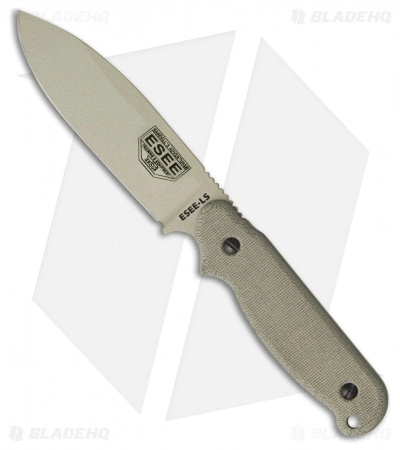 ESEE Knives ESEE Laser Strike Knife Fixed Survival Blade W/ Fire Starter (5" Tan) LS-P-DT 3 ESEE Knives ESEE Laser Strike Knife Fixed Survival Blade W/ Fire Starter (5" Tan) LS-P-DT
