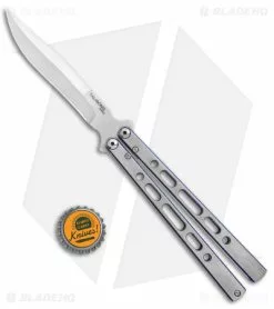 Eldon Talley Custom Talisong Pro Butterfly Knife Purple/Gray Ti (4.5" Satin) -Avokelavavat Sales Store Eldon Talley Custom Talisong Pro Butterfly Hand Rubbed Ti Purple TT Satin BHQ 141080 jr bottlecap