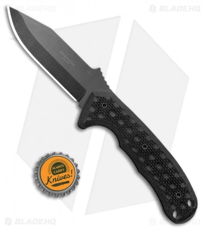 Emerson Police Utility BT Fixed Blade Knife Black G-10 (3.625" Black) 6 Emerson Police Utility BT Fixed Blade Knife Black G-10 (3.625" Black) - Image 4