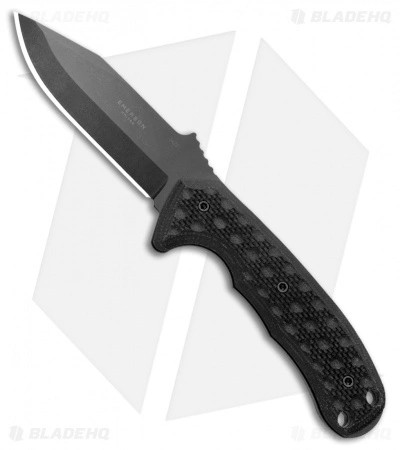 Emerson Police Utility BT Fixed Blade Knife Black G-10 (3.625" Black) 3 Emerson Police Utility BT Fixed Blade Knife Black G-10 (3.625" Black)