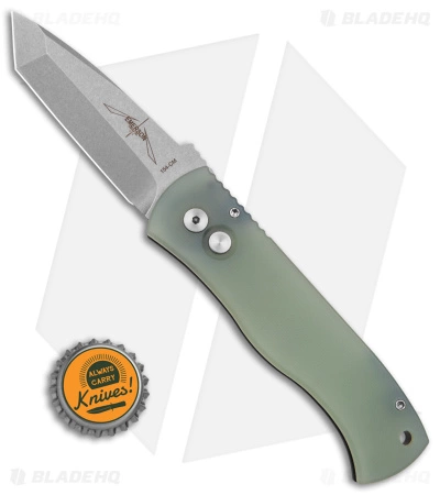Pro-Tech Emerson CQC-7 Exclusive Tanto Automatic Knife Jade G-10 (3.25" SW) 6 Pro-Tech Emerson CQC-7 Exclusive Tanto Automatic Knife Jade G-10 (3.25" SW) - Image 4