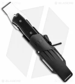 Fallkniven F1X Fixed Blade Knife Thermorun W/ Belt Clip (4" Satin) -Avokelavavat Sales Store Falkniven F1 Military Survival Knife Satin BHQ 120414 jr sheath