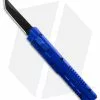 Firecracker XL DA/OTF Automatic Knife Aluminum Blue (2.1" Black) -Avokelavavat Sales Store Firecracker XL Blue DA OTF Automatic Knife Tanto Black BHQ 181437