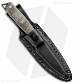 Flexcut Hawthorne Explorer Fixed Blade Knife OD Green Micarta (3.88" Black) -Avokelavavat Sales Store Flexcut Hawthorne Explorer OD Green Micarta Black BHQ 90401 jr sheath