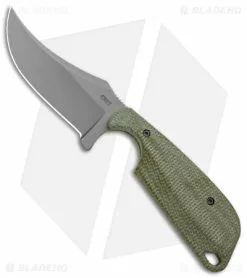 Flytanium Green Micarta + CRKT Folts Minimalist Persian Black (2.25" Satin)