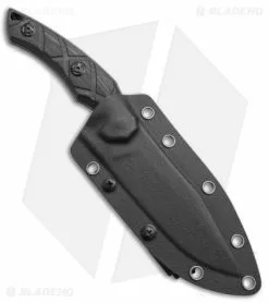 Fox Knives Defcon 5 Lycosa Fixed Blade Knife Black G-10 (4.25" Black SW) -Avokelavavat Sales Store Fox Knives Defcon 5 Lycosa Fixed Blade Black G 10 Smokewash BHQ 115449 jr sheath