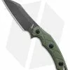 Fox Knives Defcon 5 Lycosa Sheepsfoot Fixed Blade Knife OD Green (4.25" Blk SW) -Avokelavavat Sales Store Fox Knives Defcon 5 Lycosa Sheepsfoot Fixed Blade OD Green G 10 Smokewash BHQ 115452 jr
