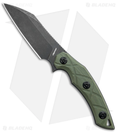 Fox Knives Defcon 5 Lycosa Sheepsfoot Fixed Blade Knife OD Green (4.25" Blk SW) 3 Fox Knives Defcon 5 Lycosa Sheepsfoot Fixed Blade Knife OD Green (4.25" Blk SW)