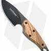 Fox Knives European Hunter Drop Point Olive Wood (3.375" Black) 1504-OL -Avokelavavat Sales Store Fox Knives European Hunter DP Olive Wood Black 02FX1504OL BHQ 52277 jr 2