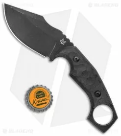Fox Knives Monkey Thumper Fixed Blade Knife Black G-10 (3.5" Black) 02FX742 -Avokelavavat Sales Store Fox Knives Monkey Thumper Fixed Blade Black G 10 Black BHQ 121018 jr bottlecap