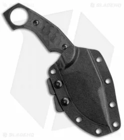 Fox Knives Monkey Thumper Fixed Blade Knife Black G-10 (3.5" Black) 02FX742 -Avokelavavat Sales Store Fox Knives Monkey Thumper Fixed Blade Black G 10 Black BHQ 121018 jr sheath