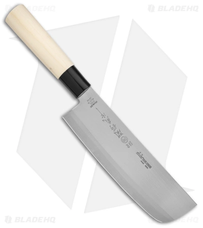 Due Cigni Fox Knives Nakiri Fixed Blade Knife Maple (6.75" Satin) 4 Due Cigni Fox Knives Nakiri Fixed Blade Knife Maple (6.75" Satin) - Image 2