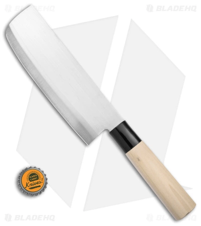 Due Cigni Fox Knives Nakiri Fixed Blade Knife Maple (6.75" Satin) 6 Due Cigni Fox Knives Nakiri Fixed Blade Knife Maple (6.75" Satin) - Image 4