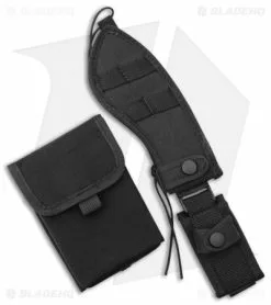 Fox Knives Panabus Fixed Blade Black Polymer (7.25" Black) FX-509 -Avokelavavat Sales Store Fox Knives Panabus Black Polymer Black BHQ 47634 jr sheath