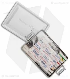 Fox Knives Parus Fixed Blade Knife & Survival Kit Black Forprene (6.8" Black) -Avokelavavat Sales Store Fox Knives Parus Black Forprene BHQ 85200 jr kit