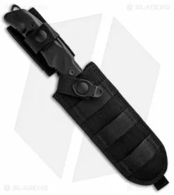 Fox Knives Parus Fixed Blade Knife & Survival Kit Black Forprene (6.8" Black) -Avokelavavat Sales Store Fox Knives Parus Black Forprene BHQ 85200 jr sheath