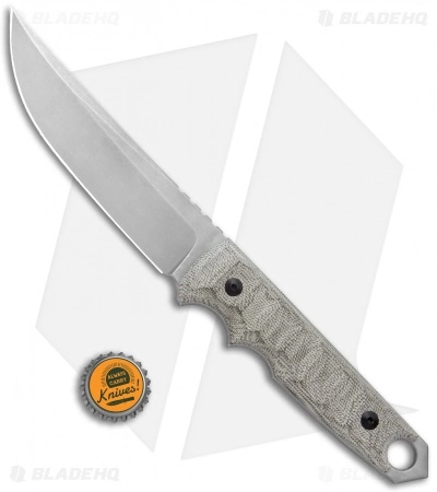 Fox Knives Ryu Fixed Blade Knife Green Micarta (5.3" Stonewash) 02FX745 6 Fox Knives Ryu Fixed Blade Knife Green Micarta (5.3" Stonewash) 02FX745 - Image 4