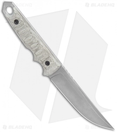 Fox Knives Ryu Fixed Blade Knife Green Micarta (5.3" Stonewash) 02FX745 4 Fox Knives Ryu Fixed Blade Knife Green Micarta (5.3" Stonewash) 02FX745 - Image 2