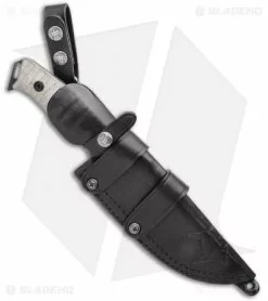 Fox Knives Sherpa Fixed Blade Knife Green Micarta (5.50" Two-Tone) FX-610 -Avokelavavat Sales Store Fox Knives Sherpa Fixed Blade FX 6100 2FX175 BHQ 114160 LS Sheath