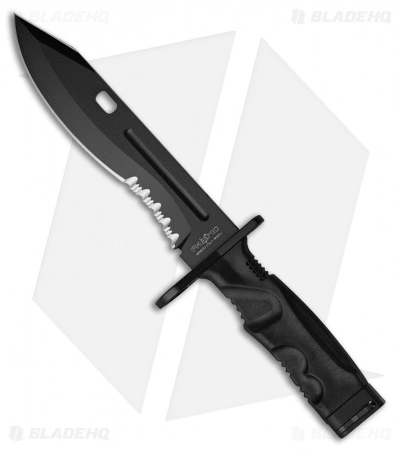 Fox Knives Spartan 2 Leonida Bayonet Fixed Blade Knife (7.25" Black) 3 Fox Knives Spartan 2 Leonida Bayonet Fixed Blade Knife (7.25" Black)