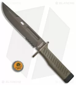 Fox Knives Spartan Fox Combat Fixed Blade Coyote Forprene (7.25" Black) SF-C01 -Avokelavavat Sales Store Fox Knives Spartan Fox Combat Coyote Forprene Black SF C01 BHQ 47697 jr bottlecap