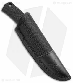 Fox Knives Vox Core Scandi Fixed Blade Knife Black (4" Satin) 02FX737 -Avokelavavat Sales Store Fox Knives Vox Core Scandi Black Satin 02FX737 BHQ 105756 jr sheath
