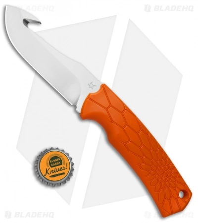 Fox Knives Vox Core Scandi Fixed Blade Knife Orange (4" Satin) 02FX734 6 Fox Knives Vox Core Scandi Fixed Blade Knife Orange (4" Satin) 02FX734 - Image 4