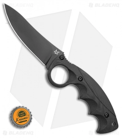 Fox Knives Russ Kommer Alaska Hunter Fixed Blade Knife Black G-10 (4.25" Black) 6 Fox Knives Russ Kommer Alaska Hunter Fixed Blade Knife Black G-10 (4.25" Black) - Image 4