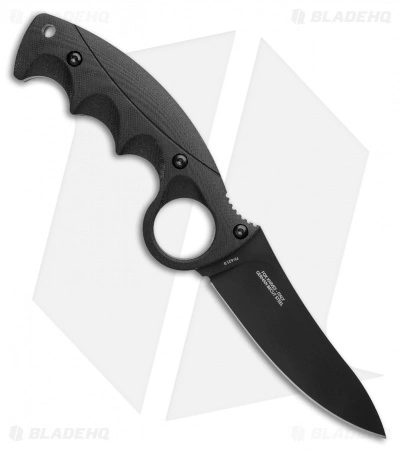 Fox Knives Russ Kommer Alaska Hunter Fixed Blade Knife Black G-10 (4.25" Black) 4 Fox Knives Russ Kommer Alaska Hunter Fixed Blade Knife Black G-10 (4.25" Black) - Image 2
