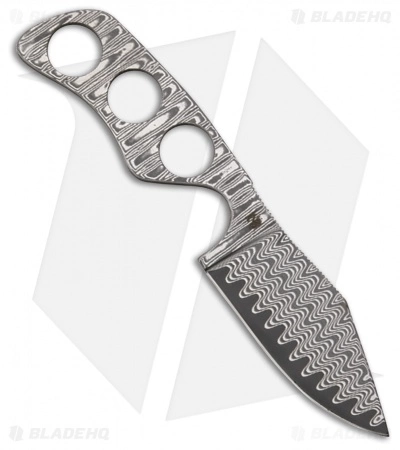 Fred Perrin Le Bowie Fixed Blade Knife Damascus (2.75" Damascus) FRDBD 3 Fred Perrin Le Bowie Fixed Blade Knife Damascus (2.75" Damascus) FRDBD