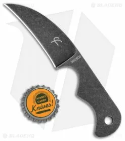 Fred Perrin Le Peeler Fixed Blade Neck Knife (2.5" Black Stonewash) -Avokelavavat Sales Store Fred Perrin Le Peeler Black SW FRD1901 BHQ 112008 jr bottlecap