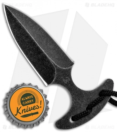 Fred Perrin Push-Dagger Medium Fixed Blade Black (2.5" Black Stonewash) 6 Fred Perrin Push-Dagger Medium Fixed Blade Black (2.5" Black Stonewash) - Image 4