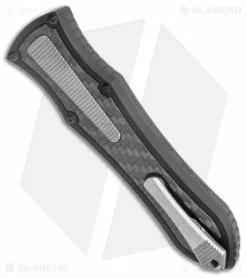 G&G Hawk Knife Designs G&G Hawk Custom Deadlock Model C D/A OTF Automatic Dagger Knife CF/Al (3.5" SW) -Avokelavavat Sales Store GG Hawk Custom Deadlock Model C DA OTF Auto CF Ti Dagger BHQ 139699 jr side