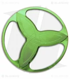 Eric Garza Custom Knives Triquetra Spinner Top - Green Titanium -Avokelavavat Sales Store Garza Triquetra Top Green BHQ 49258 jr