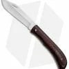 Chuck Gedraitis Gedraitis Knives Slip Joint Bowie Knife Carbon Fiber/Red G-10 (3" Satin)