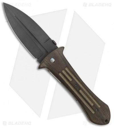 Gedraitis Knives Custom Pocket Smatchet Liner Lock Knife OD Green Micarta 3 Gedraitis Knives Custom Pocket Smatchet Liner Lock Knife OD Green Micarta