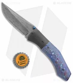 Chuck Gedraitis Gedraitis Knives Knook Liner Lock Folder Moku-Ti/Zirc (3.25" Damascus) -Avokelavavat Sales Store Gedraitis Knives Knook LL Moku Ti Zirc Damascus BHQ 99369 jr bottlecap