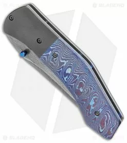 Chuck Gedraitis Gedraitis Knives Knook Liner Lock Folder Moku-Ti/Zirc (3.25" Damascus) -Avokelavavat Sales Store Gedraitis Knives Knook LL Moku Ti Zirc Damascus BHQ 99369 jr spine