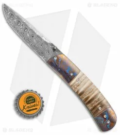 George Muller Knives George Muller LL-H Linerlock Knife Mokuti/Mammoth (2.875" Hakkapella Damasteel) -Avokelavavat Sales Store George Muller LL H mokuti mammoth hakkapella damasteel BHQ 71798 jr bottlecap