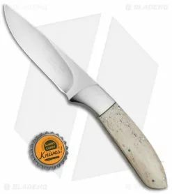 George Muller Knives George Muller Large Fixed Blade Knife Giraffe Bone (4" Mirror) -Avokelavavat Sales Store George Muller Large Giraffe Bone Mirror BHQ 68604 jr bottlecap 2