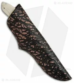 George Muller Knives George Muller Large Fixed Blade Knife Giraffe Bone (4" Mirror) -Avokelavavat Sales Store George Muller Large Giraffe Bone Mirror BHQ 68604 jr sheath