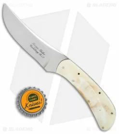 George Muller Knives George Muller Small Fixed Blade Knife Warthog Ivory (3.375" Mirror) -Avokelavavat Sales Store George Muller small Warthog Ivory mirror BHQ 68603 er size