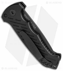 Gerber Auto 06 Automatic Knife Black Aluminum (3.6" Black) 8 Gerber Auto 06 Automatic Knife Black Aluminum (3.6" Black) -Avokelavavat Sales Store Gerber 06 Auto Black G 10 Black Aluminum 30 001295 BHQ 51697 jr side